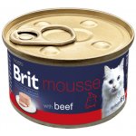 Brit Premium by Nature Cat Mousse with Beef 85 g – Hledejceny.cz