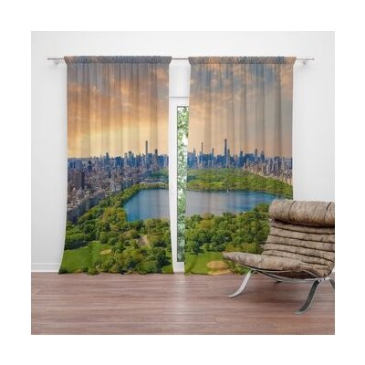 Sablio Závěs New York Central Park: 2ks 140x250cm – Hledejceny.cz