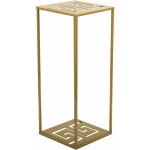 DekorStyle Stojan na květiny Loftstyle 60 cm zlatý – Zbozi.Blesk.cz