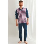 Taro Victor 2633 pánské pyžamo dlouhé tm.modré – Zbozi.Blesk.cz