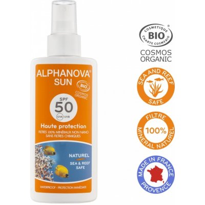Alphanova opalovací krém spray SPF50 125 g – Zboží Mobilmania