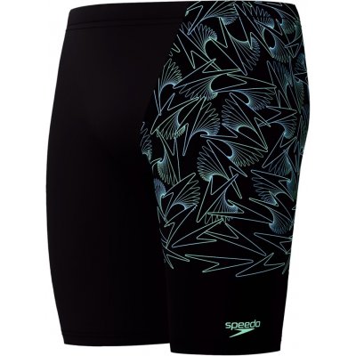 Speedo Hyperboom V-Cut Jammer Black/Green – Hledejceny.cz
