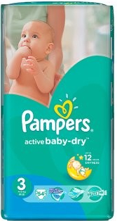 pampers active baby dry 3