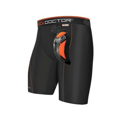 SHOCK DOCTOR 221 CORE COMPRESSION SHORT WITH BIO-FLEX CUP 