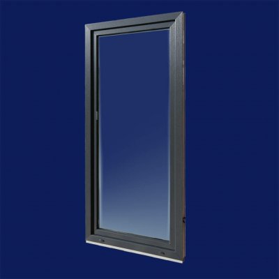 DOMO-OKNA Balkonové dveře jednokřídlé antracit/bílá levé 105 x 200 cm – Hledejceny.cz