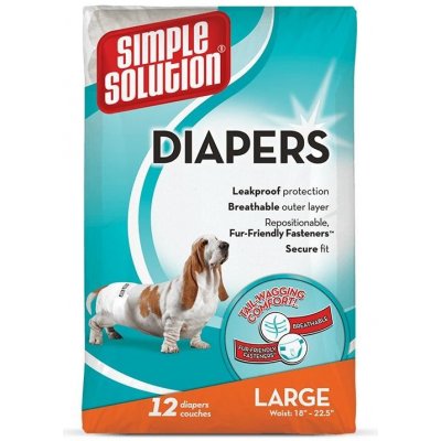 Simple Solution Plenkove kalhotky pro psy L 12 ks – Zboží Mobilmania