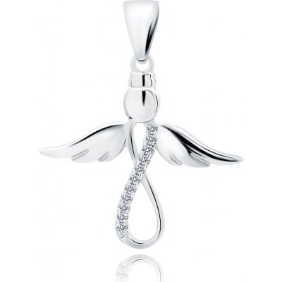 Olivie Stříbrný Anděl se symbolem Nekonečno 4066 – Zboží Mobilmania
