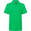 Dětské tričko James & Nicholson Dětská polokošile classic Polo junior zelená kapradinová