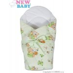 New Baby Zavinovačka s kokosovou vyztuží a mašlí bílá se sovou – Zboží Dáma