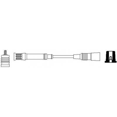 zapalovací kabel BOSCH 0 356 912 899 – Hledejceny.cz