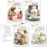 ARGUS Vánoční pohlednice s třpytivým efektem 06110310-c – Zbozi.Blesk.cz