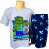 Dětské pyžamo a košilka Cool Club chlapecké pyžamo Minecraft šedé