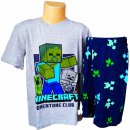 Cool Club chlapecké pyžamo Minecraft šedé