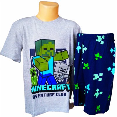 Cool Club chlapecké pyžamo Minecraft šedé – Zboží Mobilmania