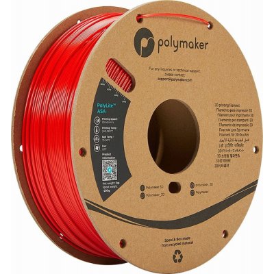 Polymaker PolyLite ASA červená 1,75mm 1kg – Zboží Živě
