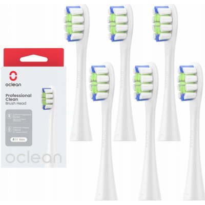 Oclean Professional Clean P1C1 W06 Elite White 6 ks – Zbozi.Blesk.cz