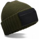 Beechfield Čepice se zipem Patch B 334R military gr Zelená vojenská/černá – Hledejceny.cz