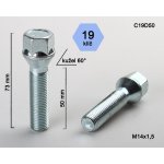 Kolový šroub M14x1,5x50 kužel, klíč 19, C19D50 ; výška 73 – Sleviste.cz
