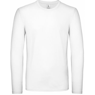 B&C tričko s dlouhým rukávem bílá – Zboží Mobilmania