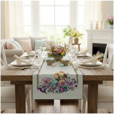 Mondo Italia Velikonoční gobelínový běhoun MI06 Vícebarevná 45x140 cm – Hledejceny.cz