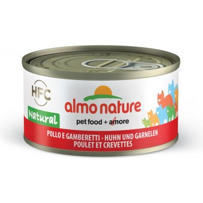 Almo Nature HFC WET CAT Kuře a krevety 24 x 70 g – Zboží Mobilmania