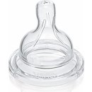 Savička na kojenecké lahve Philips Avent dudlík na láhev Philips airflex průsek Y transparentní 2 ks