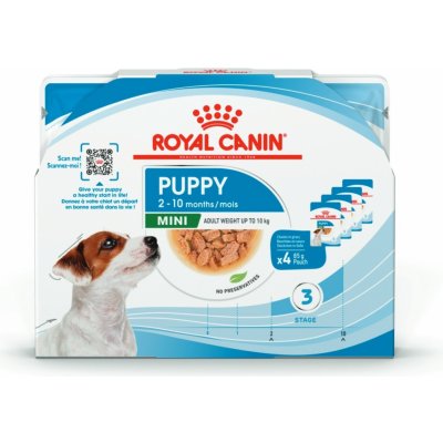 Royal canin Mini Puppy kapsy 4 x 85 g – Zboží Mobilmania