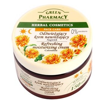 Green Pharmacy Face Care Calendula osvěžující hydratační krém pro dehydratovanou suchou pleť 0% Parabens 150 ml