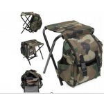 KIK KX3953 Rybářské křeslo bez opěradla moro – Zboží Mobilmania