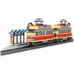 Rappa Kompatibilní stavebnice BLOXO tramvaje na baterie s kolejemi 724 ks – Zboží Dáma