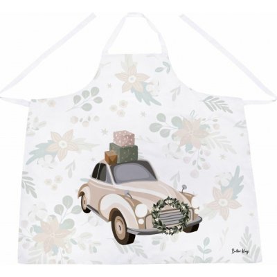 Butter Kings Festive Car zástěra bílá – Hledejceny.cz