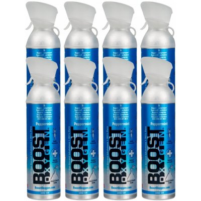Boost Oxygen doplňkový kyslík v plechovce Máta peprná Velký 8x9L – Hledejceny.cz