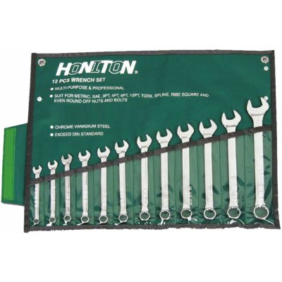 HONITON Sada očkoplochých klíčů 12dílů v textilním obalu HONITON HG11512 – Zboží Mobilmania