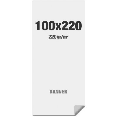 Jansen Display Prémiový banner s potiskem 100 x 220 cm, No Curl vícevrstvý matný – Zboží Živě
