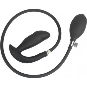 Slave4master P-Plug Inflatable Butt Plug, silikonový nafukovací kolík 11 x 1,6–3 cm