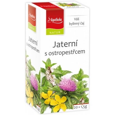 Apotheke NATUR Jaterní s ostropestřcem 20 x 1,5 g – Zbozi.Blesk.cz