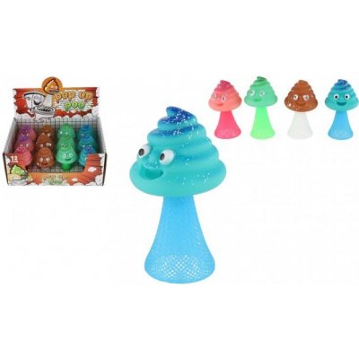 Teddies Hip Hop hovínko vyskakující plast 9cm 4 barvy 12ks v boxu – Zboží Dáma