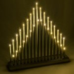 Nexos Vánoční dekorace svícen plastový, 33 LED 65870 – Hledejceny.cz