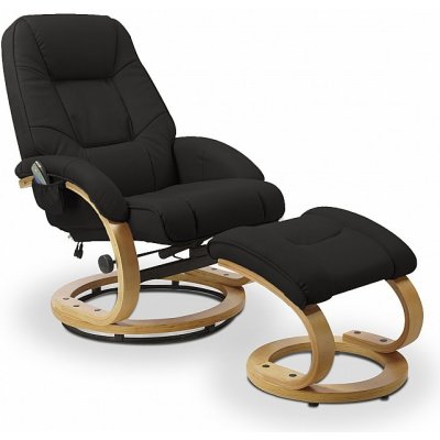 Halmar Relaxační křeslo MATADOR s funkcí masáže a vyhřívání černé – Sleviste.cz