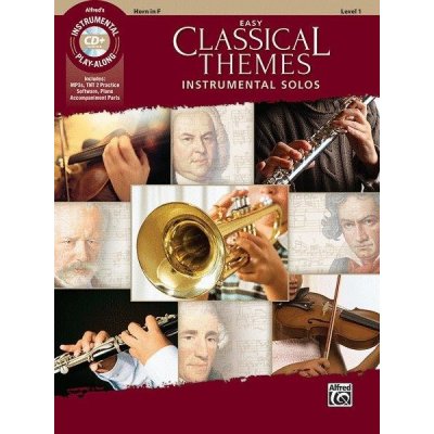 Easy Classical Themes Instrumental Solos noty na lesní roh + audio
