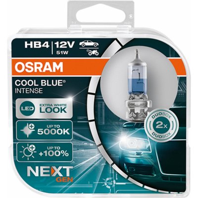 Osram Cool Blue Intense HB4 P22d 12V 51W 2 ks 9006CBN-HCB | Zboží Auto