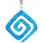 Bealio stříbrný přívěsek modrá OPÁLOVÁ SPIRÁLA 03 12567 3368 – Hledejceny.cz