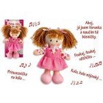 Teddies - Panenka Verunka hadrová plyš 20cm česky mluvící na kartě – Sleviste.cz