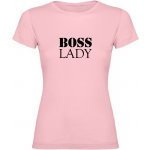 Tisknemena.cz Dámské tričko BOSS LADY světle růžová – Zboží Dáma