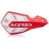 Moto řídítko ACERBIS chrániče páček X-FUTURE VENTED červená/bílá uni