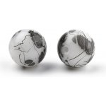 Skleněné korálky - černé, 4 mm, průvlek 1,1-1,3 mm – Hledejceny.cz