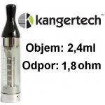 Kangertech CC/T2 Clearomizer 1,8ohm černý 2,4ml – Zbozi.Blesk.cz