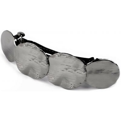 Francouzská spona do vlasů Varianta: 3 šedá ocelová, Balení: 1 ks – Hledejceny.cz