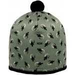 RDX chlapecká čepice s bambulí podšitá Merino Šipky zelená – Hledejceny.cz