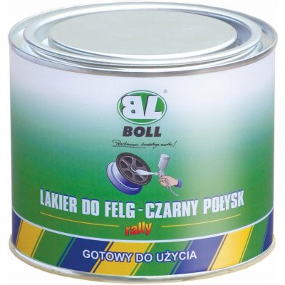 BOLL lak na automobilové ráfky Rally 500 ml černý lesk 001427 – Zboží Mobilmania